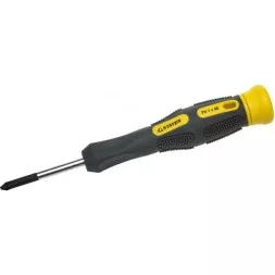 Отвертка STAYER &quot;PROFESSIONAL&quot; &quot;MAX-GRIP&quot; для точн работ, Cr-V, двухкомп рукоятка, магнит наконечник, PH №1x40мм 25826-1-040 G