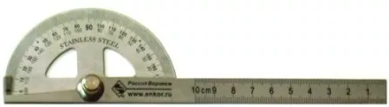 Угломер переставной 0-180° с линейкой 150мм 10873 купить в Тюмени