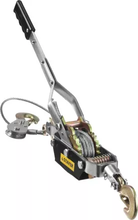Лебедка STAYER &quot;MAXPull&quot; рычажная, тросовая, 4т/3м 4310-4 купить в Тюмени
