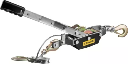 Лебедка STAYER &quot;MAXPull&quot; рычажная, тросовая, 4т/3м 4310-4 купить в Тюмени