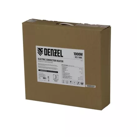 Конвектор электрический XCE-1000, 230 В, 1000 Вт, X-образный нагреватель Denzel 98115 купить в Тюмени