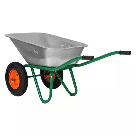 Тачка садово-строительная Palisad 689860, 2-х колесная, усиленная, грузоподъемность 320 кг, объем 100 л купить в Тюмени