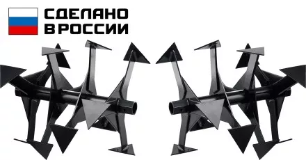 ЗУБР Ф-2, НЕХ 32, фрезы гусиные лапки для мотоблоков (707108-2) купить в Тюмени
