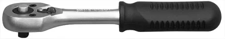 Ключ-трещотка 1/4&quot; с переключателем CrV хромированный MATRIX MASTER 14010 купить в Тюмени