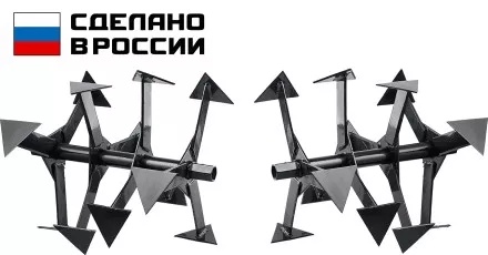 ЗУБР Ф-1, НЕХ 23, фрезы гусиные лапки для мотоблоков (707108-1) купить в Тюмени