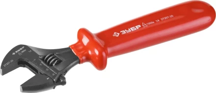 Ключ разводной ЗУБР &quot;ЭКСПЕРТ&quot; &quot;ЭЛЕКТРИК&quot;, сталь 40Х, покрытие Н12Х1, высоковольтный до ~1000В, 30мм, 250мм / 10&quot; 27257-25_z01 купить в Тюмени