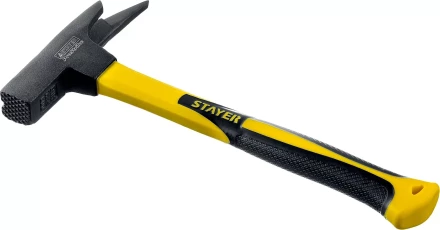 Молоток КРОВЕЛЬЩИКА PRO 600г с фиберглассовой рукояткой, STAYER Professional 20201 20201 купить в Тюмени