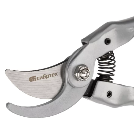 Секатор прямого реза Сибртех, 225 мм, металлические рукоятки, нижняя в ПВХ-оболочке, 604695 купить в Тюмени