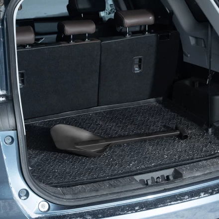 Лопата автомобильная Denzel, 230х290х690мм, сверхпрочный полиамид, 61670 купить в Тюмени