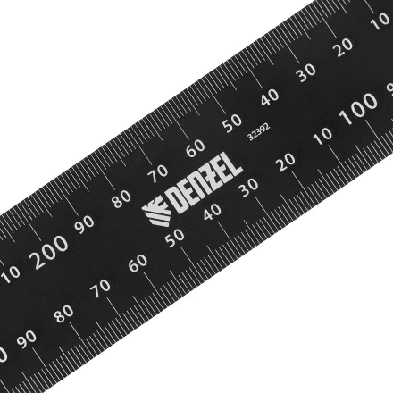 Угольник, 200 х 300 мм, алюминиевый, лазерная гравировка Denzel 32392 купить в Тюмени