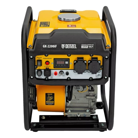 Генератор инверторный DENZEL GK-2200iF, 2,2 кВт, 230 В, ручной старт купить в Тюмени