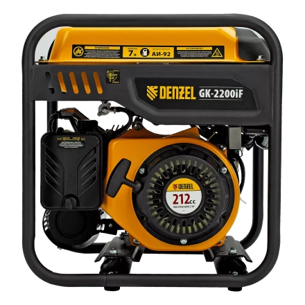Генератор инверторный DENZEL GK-2200iF, 2,2 кВт, 230 В, ручной старт купить в Тюмени