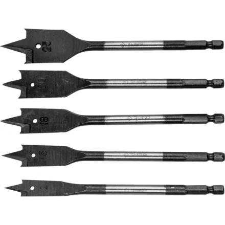 ЗУБР. Набор перьевых сверл по дереву, 5 шт: 12-16-18-20-25 мм 29505-H5 купить в Тюмени