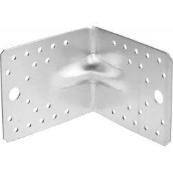 Крепежный угол ЗУБР "МАСТЕР" усиленный, 90х105х105мм, 1шт 310116-90-105