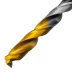 Сверло спиральное по металлу Denzel 7,5 x 109мм, Р6М5, Golden Tip, многогранная заточка, 718281 купить в Тюмени