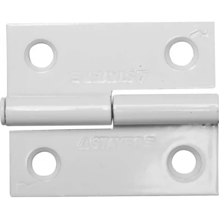Петля дверная STAYER &quot;MASTER&quot; разъемная, цвет белый, правая, 50мм 37613-50-2R купить в Тюмени