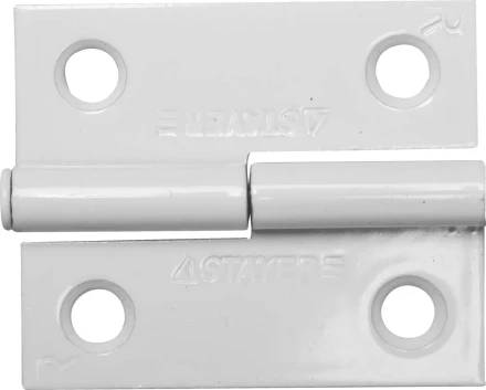 Петля дверная STAYER &quot;MASTER&quot; разъемная, цвет белый, правая, 50мм 37613-50-2R купить в Тюмени