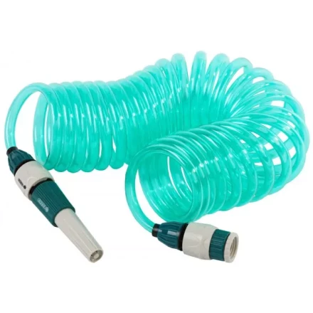 Шланг спиральный RACO для полива с наконечником и двумя внешними соединителями 4270-55895 купить в Тюмени