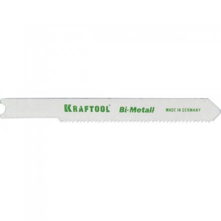 Полотна KRAFTOOL, U118AF, для эл/лобзика, Bi-Metall, по металлу (1,5-2мм), US-хвост., шаг 1,2мм, 55мм, 2шт 159655-1,2 купить в Тюмени