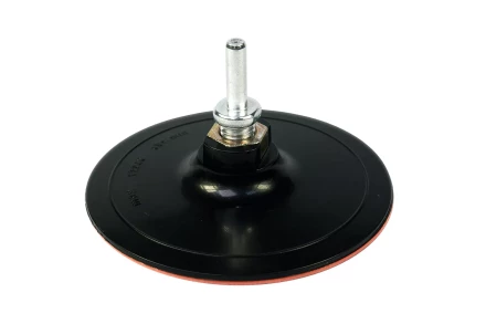 Тарелка опорная Ф125 мм М14 для УШМ липучая основа жесткая + адаптер Энкор 51542 купить в Тюмени