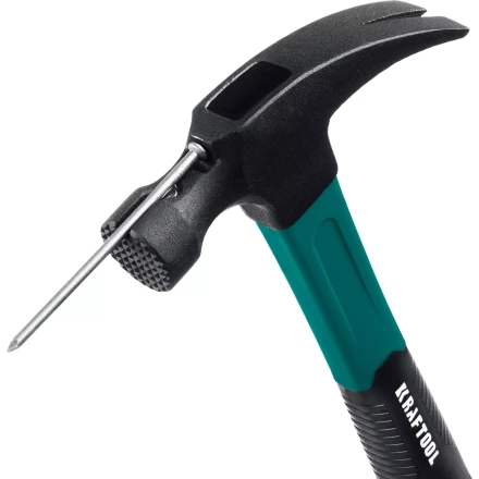 Молоток-гвоздодер с фиберглассовой двухкомпонентной рукояткой 20265-56 купить в Тюмени