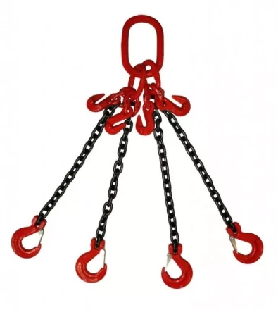 Строп цепной TOR 4СЦ г/п 26,5 т 8,0 м с укорачивающими крюками 1014701 купить в Тюмени