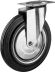 Колеса поворотные из литой резины с металлическим диском серия ПРОФЕССИОНАЛ купить в Тюмени