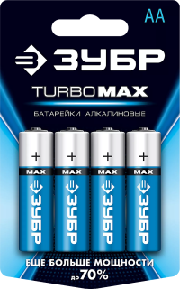 Батарейки TURBO MAX алкалиновые AA 15В серия Без серии