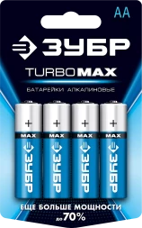 Батарейки TURBO MAX алкалиновые AA 15В серия Без серии