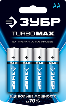Батарейки TURBO MAX алкалиновые AA 15В серия Без серии купить в Тюмени