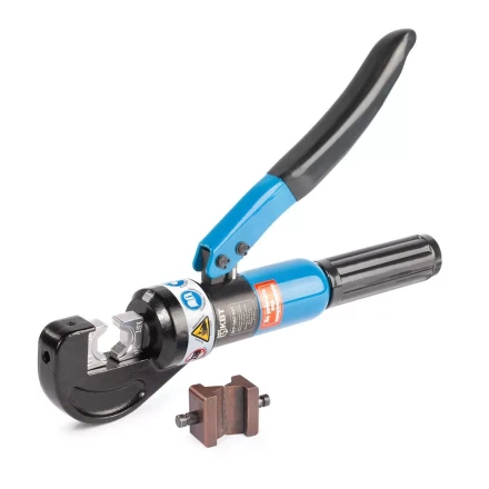 Пресс гидравлический ручной КВТ ПГР-70БР для опрессовки наконечников до 70 мм и резки болтов  до 12 мм (91807) купить в Тюмени