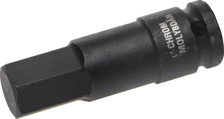 Торцовая головка KRAFTOOL "INDUSTRIE QUALITAT" ударная (1/2"), HEX, Cr-Mo, фосфатированная, H19 27950-19_z01 купить в Тюмени