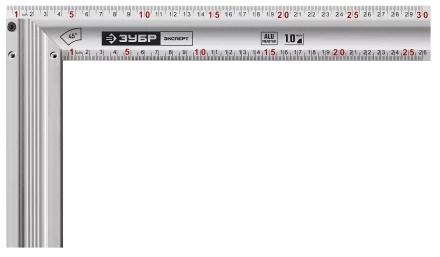 ЗУБР 300 мм, жесткий столярный угольник, Профессионал (34392-30) купить в Тюмени