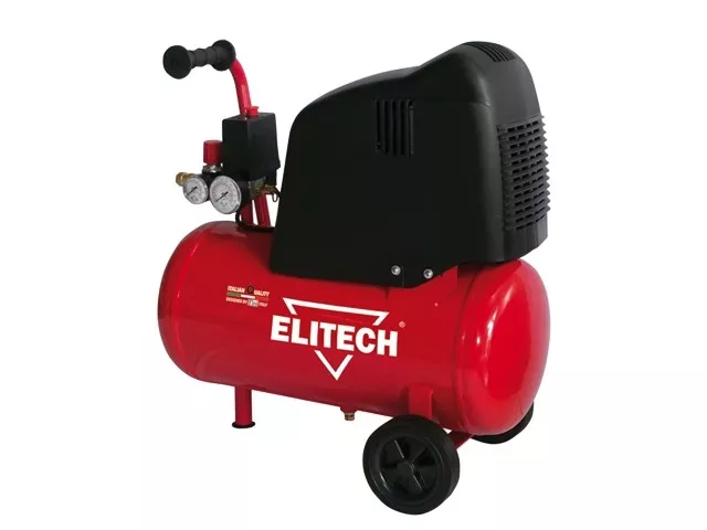 Компрессор безмасляный поршневой прямой привод Elitech ОМ 195/24+4К купить в Тюмени