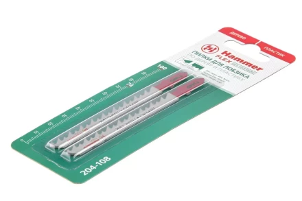 Пилки для лобзика HAMMER JG WD-PL T144D (2шт.) купить в Тюмени