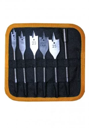 Набор сверл перовых  5 шт12-25х152мм+ 1удл.в сум1/1/40 19122 купить в Тюмени