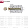 Болт анкерный ЗУБР с пластиковым кольцом, желтопассивированный, 10х100мм, ТФ6, 1шт 4-302316-10-100 купить в Тюмени