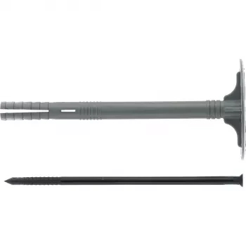 Дюбель Гриб для крепления утеплителя 100 мм 450 штук Сибртех 46043 купить в Тюмени