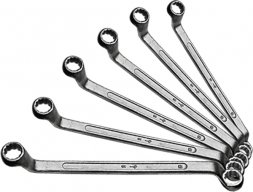Набор ключей накидных 6–17 мм 6 шт. хромированные SPARTA 153305