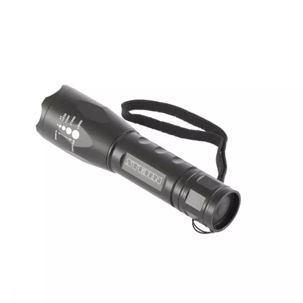 Фонарь 3 W CREE LED зум 3 режима 100% - 50% - стробоскоп ремешок 160 Лм 200 м 3хААА Stern 90581 купить в Тюмени