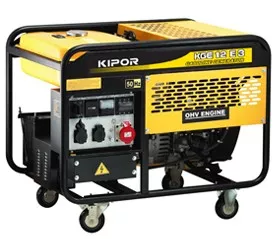 Бензогенератор KIPOR KGE12E3 купить в Тюмени