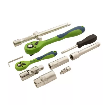 Набор инструментов 108 предметов, CrV, 1/2&quot;, 1/4&quot; Сибртех 13511 купить в Тюмени