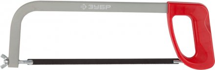 Ножовка по металлу ЗУБР МХ-100, металлическая рамка, пластмассовая ручка, натяжение 60 кг, 300 мм 15761_z01 купить в Тюмени