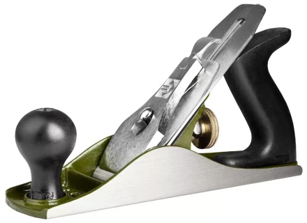 Рубанок металлический ЗУБР &quot;ЭКСПЕРТ&quot; &quot;ДВОЙНОЙ&quot; с двойным ножом для чистового строгания, 50х250мм 18505-25 купить в Тюмени