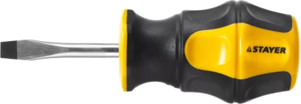 Отвертка STAYER &quot;MASTER&quot; &quot;HERCULES&quot;, Сr-V, противоскользящая рукоятка, SL5,0x38мм 25051-38-5.0_z01 купить в Тюмени