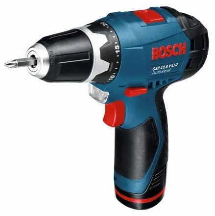 Дрель-шуруповерт аккумуляторная BOSCH GSR 10,8-2-LI (0.601.868.109) в кейсе купить в Тюмени