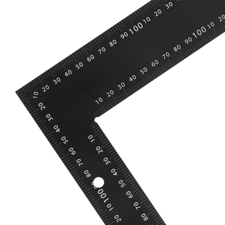 Угольник Denzel, 400 х 600 мм, алюминиевый, лазерная гравировка 32393 купить в Тюмени