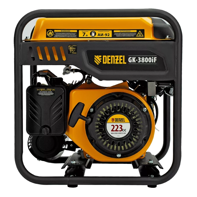 Генератор инверторный DENZEL GK-3800iF, 3,8 кВт, 230 В, ручной старт купить в Тюмени
