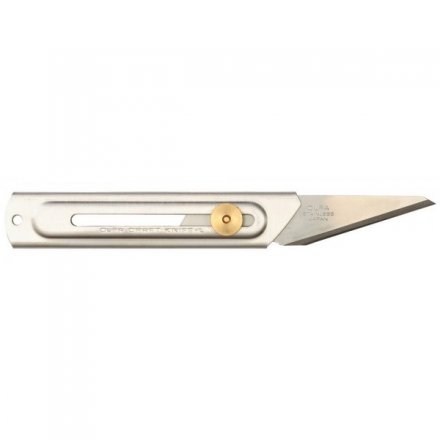 Нож OLFA хозяйственный с выдвижным лезвием, корпус и лезвие из нержавеющей стали, 20мм OL-CK-2 купить в Тюмени