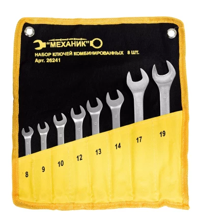 Набор ключей комбинированных 8 шт. чехол Энкор 26241 купить в Тюмени